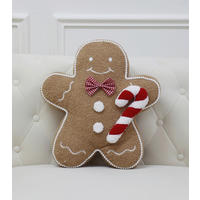 UKRASNI JASTUČIĆ LEBKUCHEN  - smeđa, Trend, tekstil (40/45cm) - X-Mas