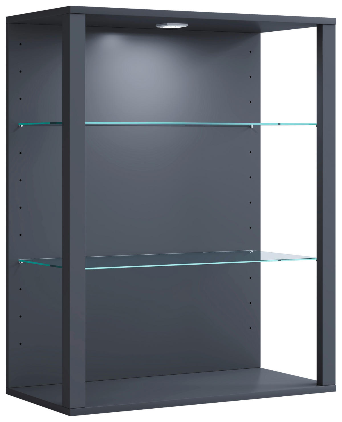 HÄNGEVITRINE in Anthrazit  - Anthrazit, Design, Glas/Holzwerkstoff (70/90/35cm) - MID.YOU
