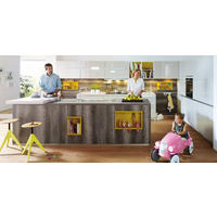 KUHINJA PO MERI - Design, leseni material (245/221cm) - Novel