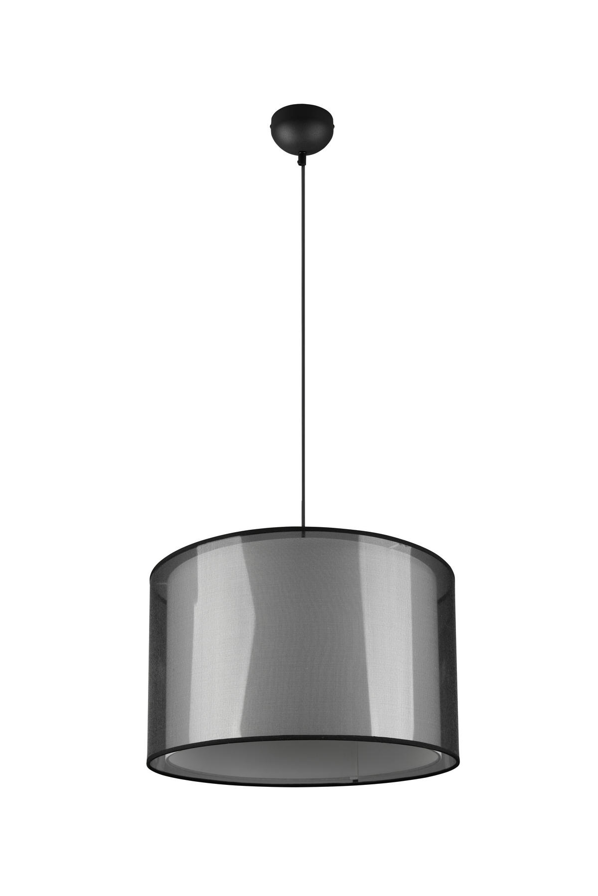 PENDELLAMPA Burton 45/150 cm  - svart, Design, metall (45/150cm) - Trio Leuchten