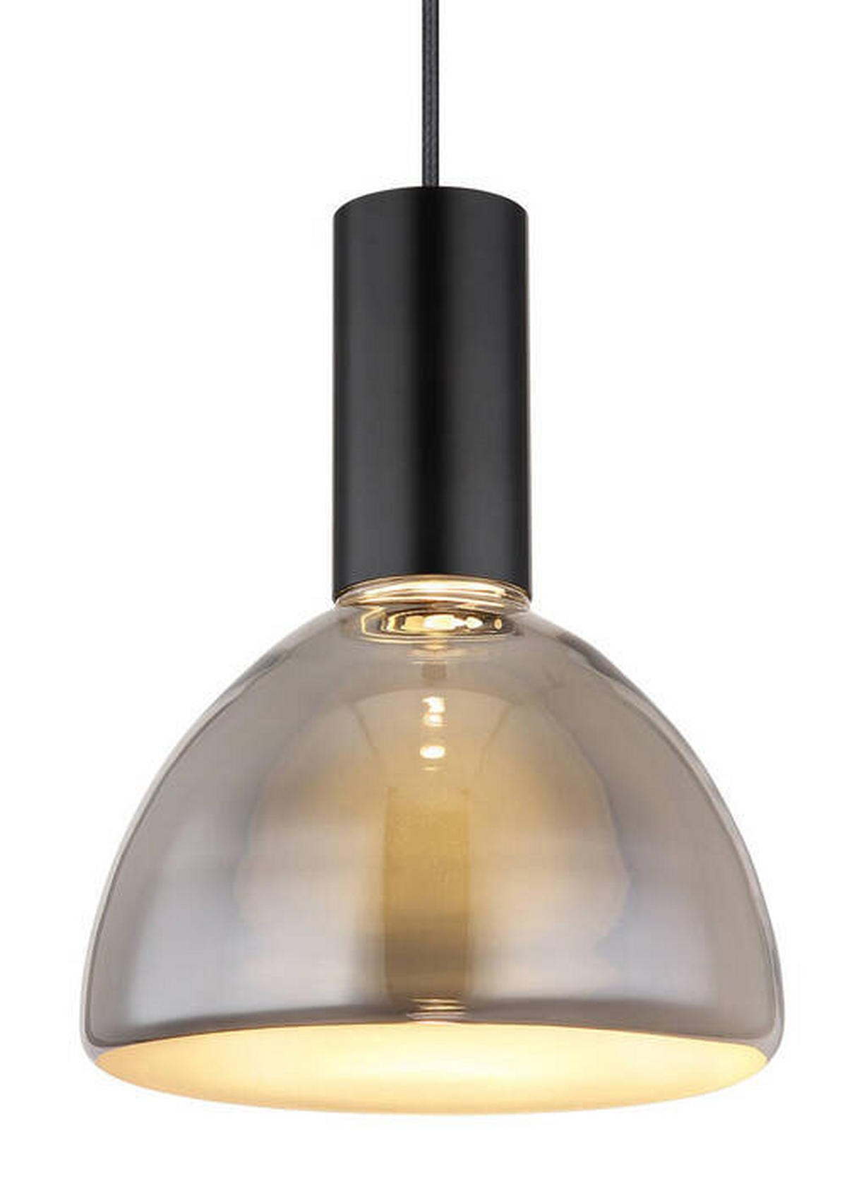LED-HÄNGLAMPA 42/150 cm  - svart, Design, metall/glas (42/150cm) - Globo