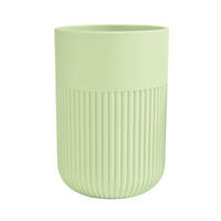 ZAHNBÜRSTENHALTER Kunststoff  - Grün, Basics, Kunststoff (7/11cm) - MSV