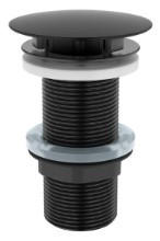 ABLAUFVENTIL 98807500  - Schwarz, Basics, Metall (7,0/6,5/7,0cm) - Schütte