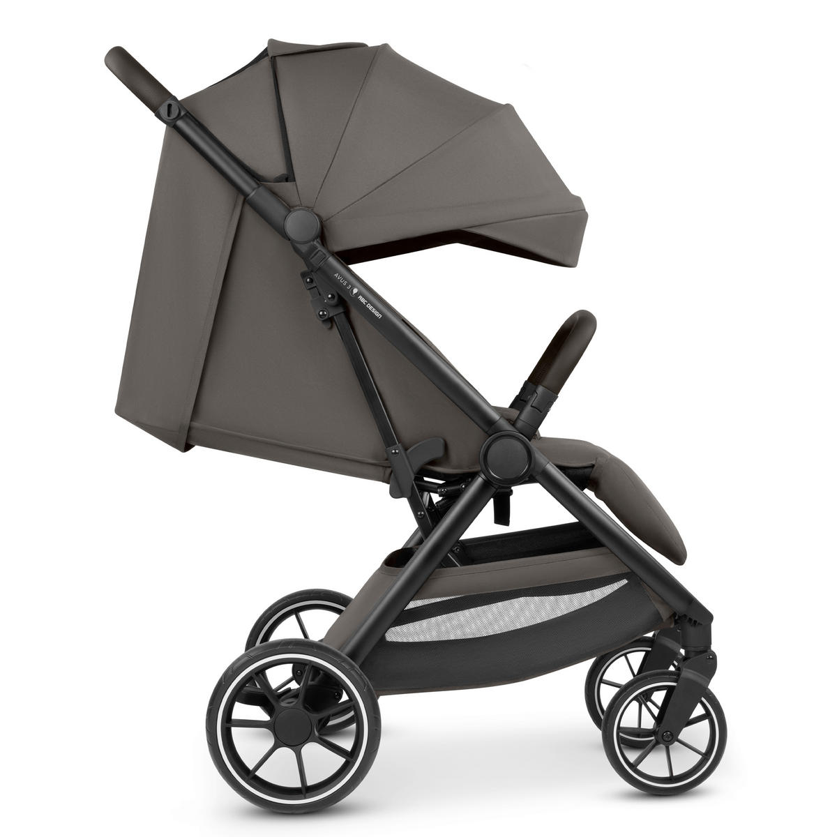 BUGGY Avus 3  - Graubraun/Schwarz, Basics, Textil/Metall (56/111/87cm) - ABC Design