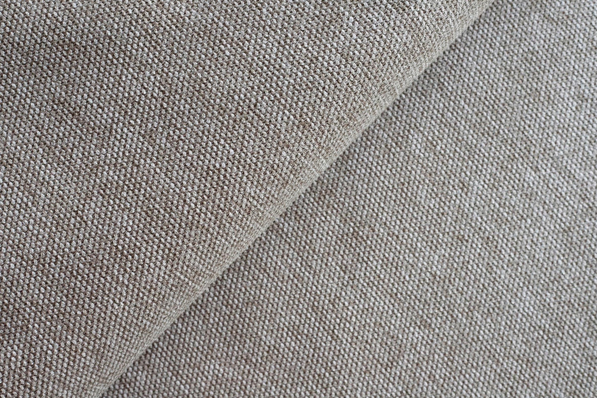 ECKSOFA Flachgewebe Greige  - Greige/Schwarz, Design, Textil/Metall (175/246cm) - Celina