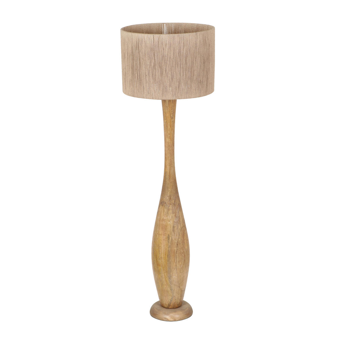 Lampadar 35/135 cm    - maro, Design, lemn/textil (35/135cm)