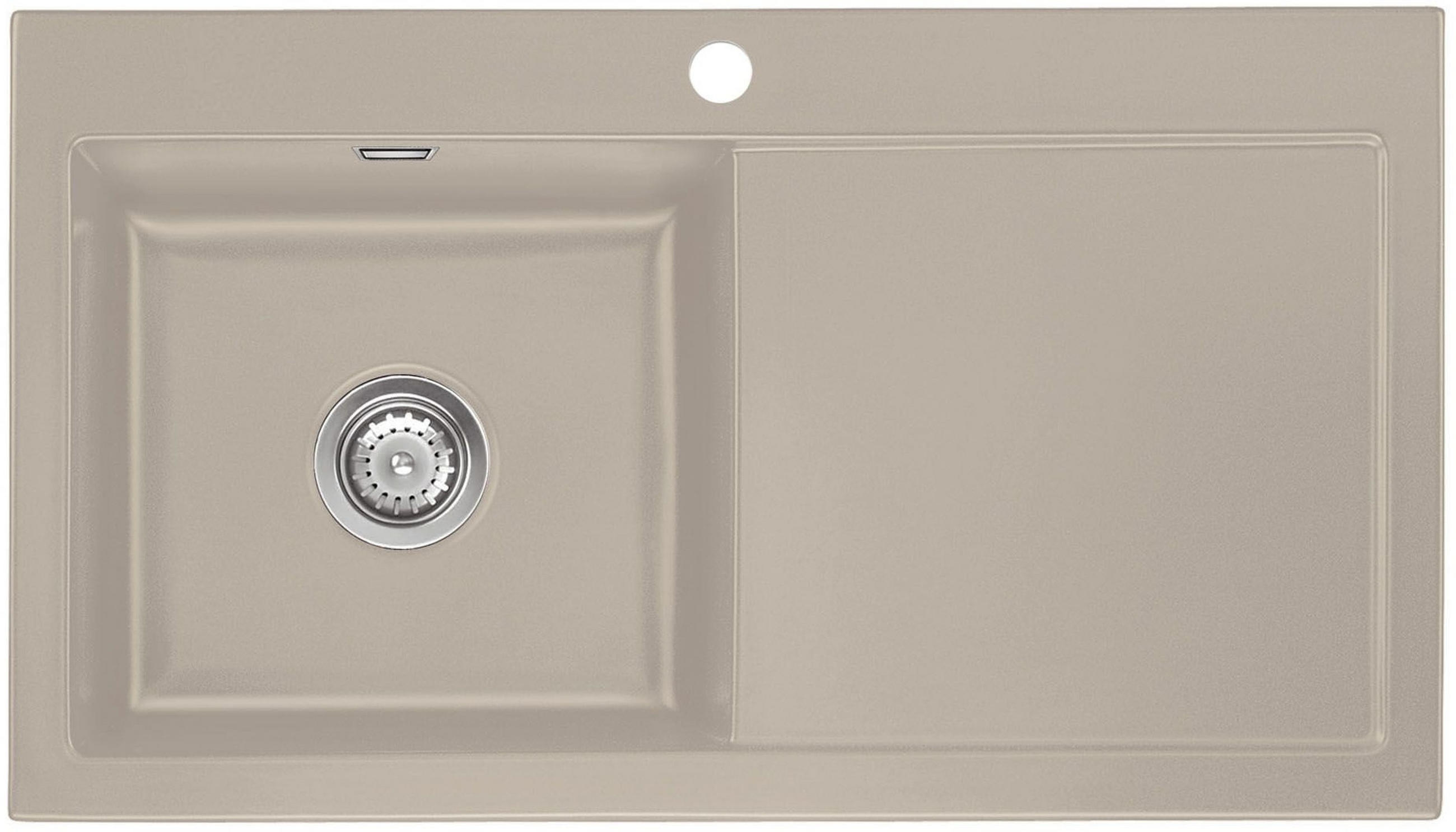 SPÜLE Mera 90 / 50750123  - Fango, Basics, Keramik (90/20/51cm) - Systemceram