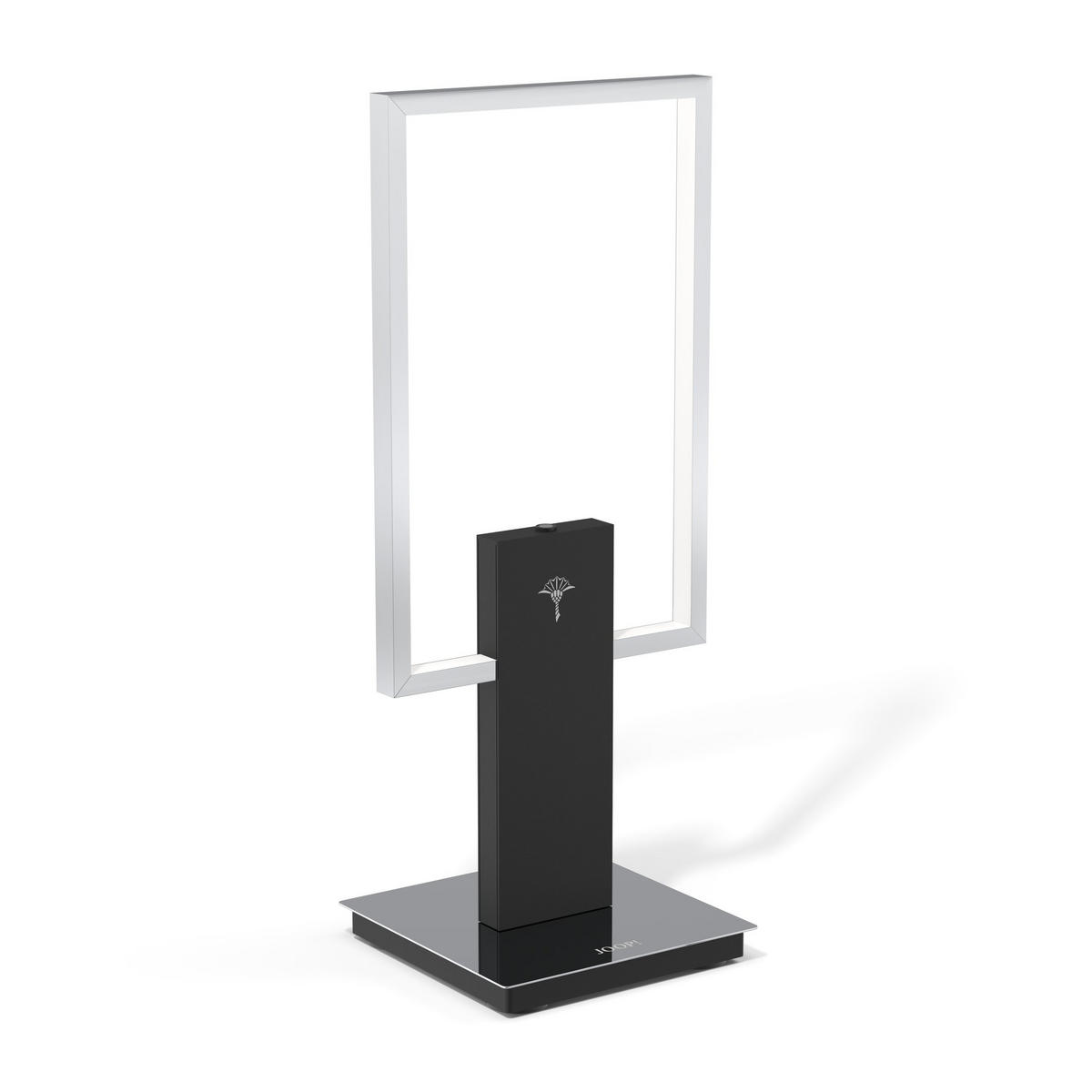 STOLNÁ LED LAMPA, dotykový stmievač, 19/1,6/44 cm - čierna/biela, Design, kov/plast (19/1,6/44cm) - Joop!