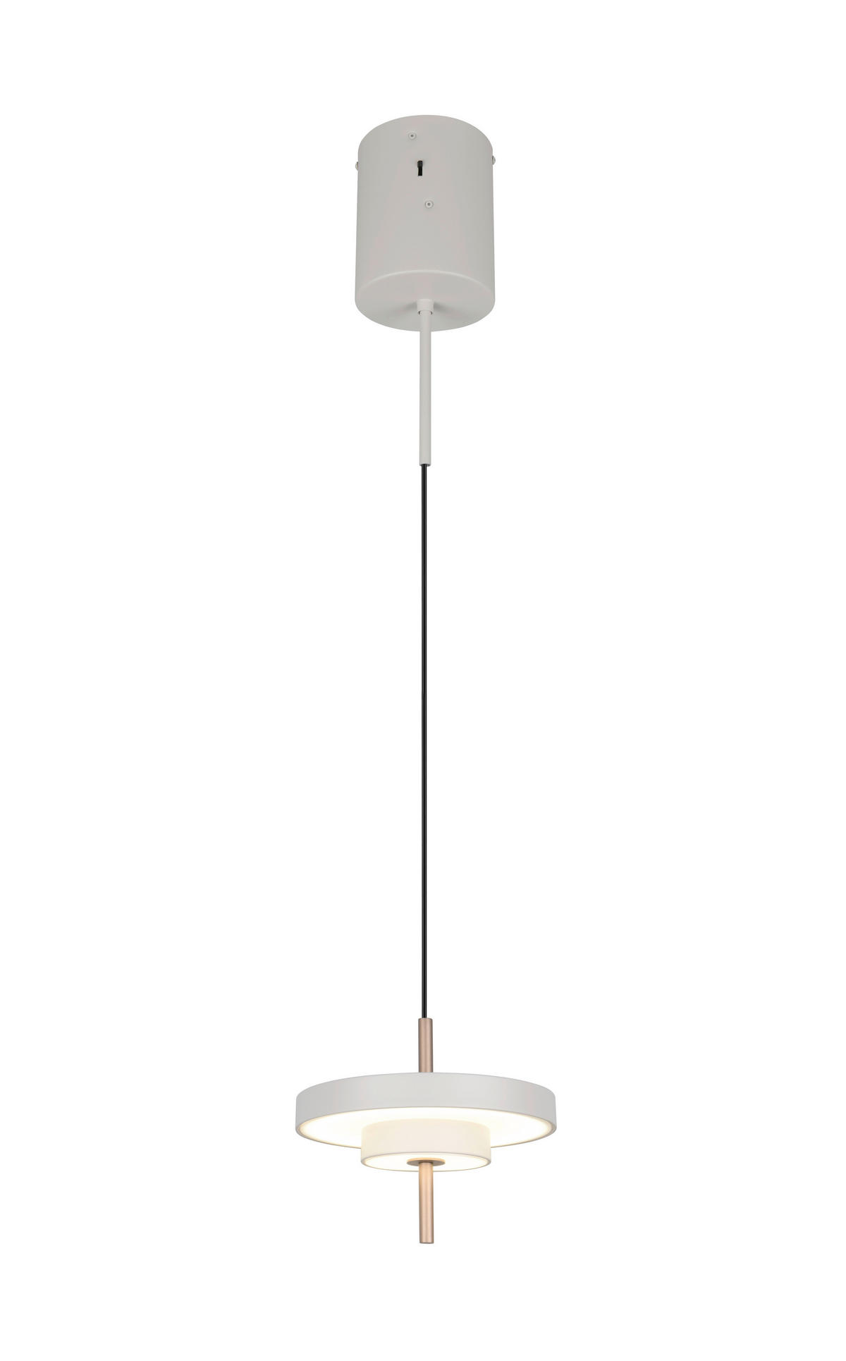 LED FÜGGESZTÉK - barna/szürke, Basics, fém (20/150cm)