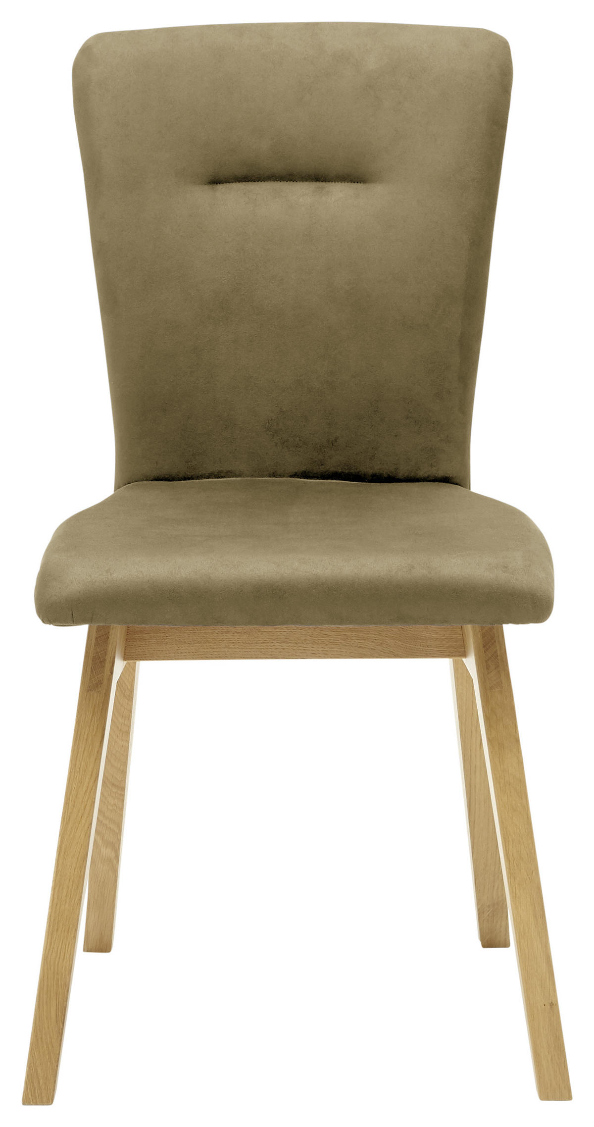 STUHL  in Mikrofaser Holz, Textil  - Eichefarben/Olivgrün, KONVENTIONELL, Holz/Textil (46/91/66cm) - Dieter Knoll