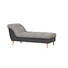 LIEGE in Textil Grau, Hellgrau - Hellgrau/Naturfarben, Design, Holz/Textil (79/78/170cm) - Carryhome LIEGE in Textil Grau, Hellgrau - Hellgrau/Naturfarben, Design, Holz/Textil (79/78/170cm) - Carryhome