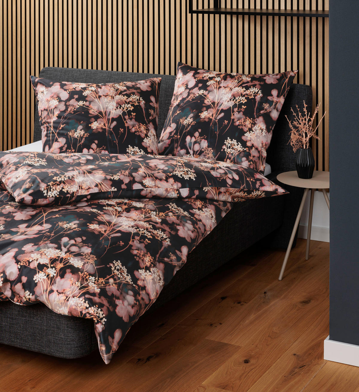 BETTWÄSCHE 155/220 cm  - Braun, Design, Textil (155/220cm) - Janine