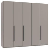 DREHTÜRENSCHRANK Kaschmir, Graphitfarben  - Graphitfarben/Sahara, Modern, Holzwerkstoff/Kunststoff (225/208/58cm) - Chameo