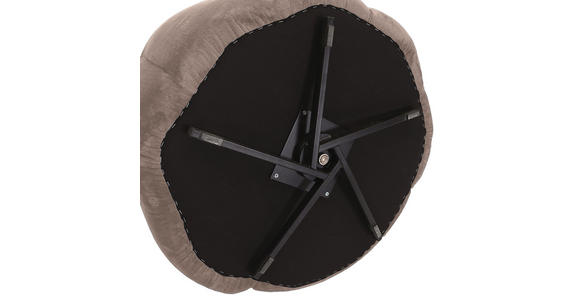 COCKTAILSESSEL - Schwarz/Braun, LIFESTYLE, Textil/Metall (97/76/90cm) - Landscape