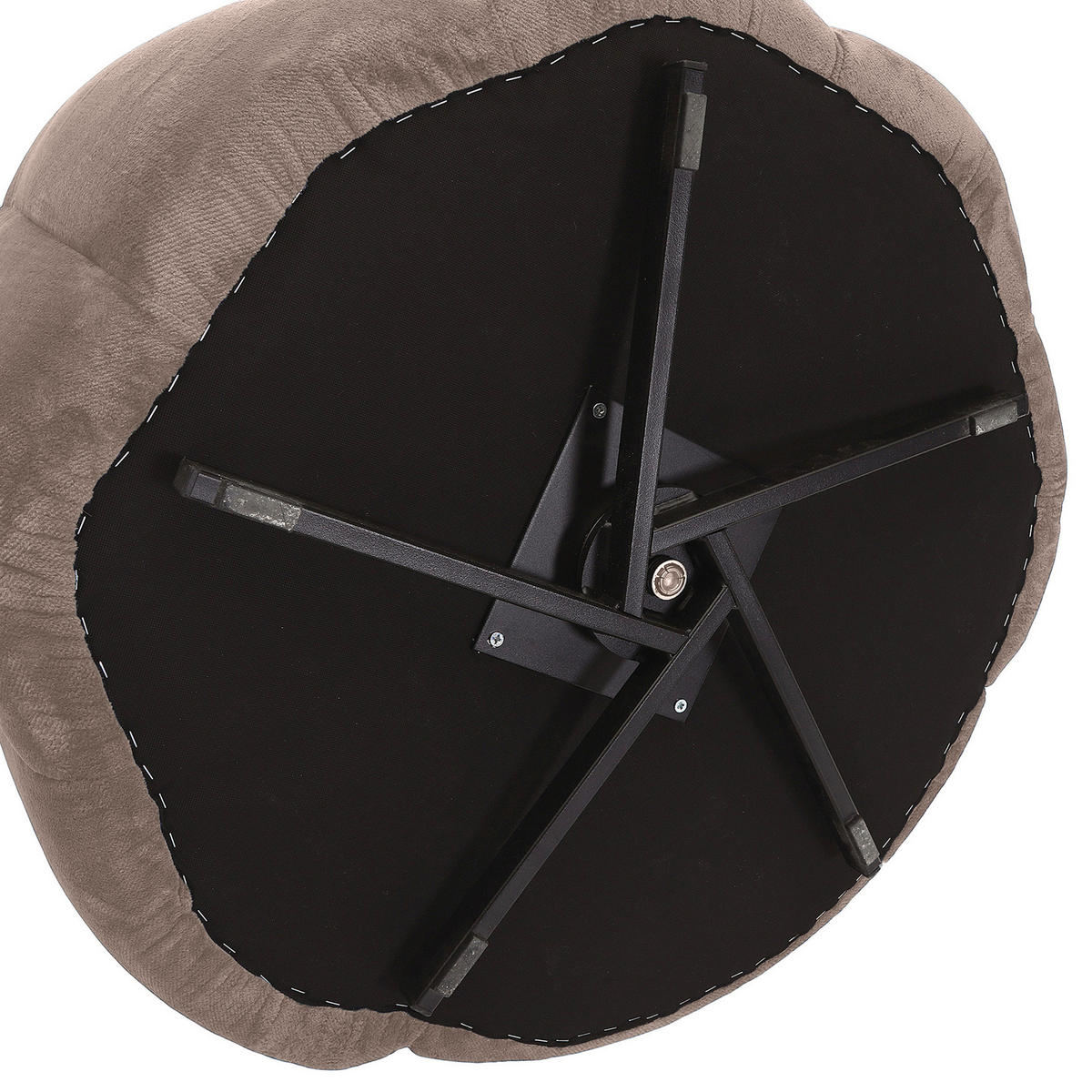 COCKTAILSESSEL - Schwarz/Braun, LIFESTYLE, Textil/Metall (97/76/90cm) - Landscape