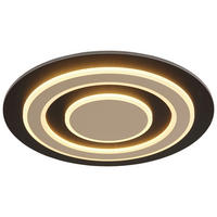 DECKENLEUCHTE 40 W  48/5,2 cm    - Champagner/Dunkelbraun, Design, Holz/Kunststoff (48/5,2cm) - Novel