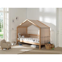HAUSBETT Vorhang, Rollrost 90/200 cm  in Buchefarben  - Buchefarben, MODERN, Holz (90/200cm) - Vipack