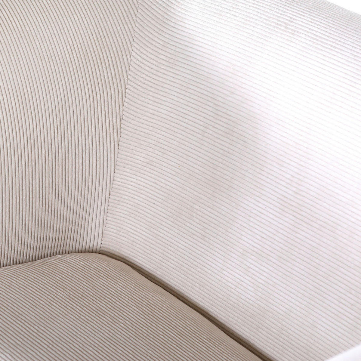 SESSEL in Cord Naturfarben  - Buchefarben/Naturfarben, Design, Holz/Textil (85/71/80cm) - Hom`in
