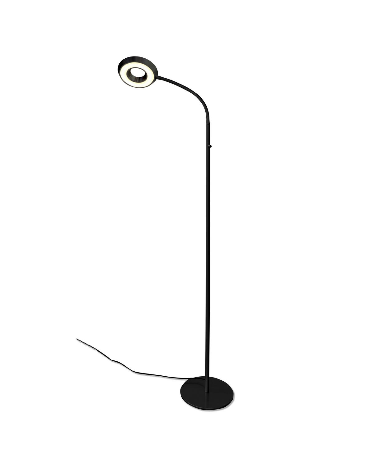 LED-STEHLEUCHTE SMART 14,5/145 cm   - Schwarz, Design, Metall (14,5/145cm) - BOPP