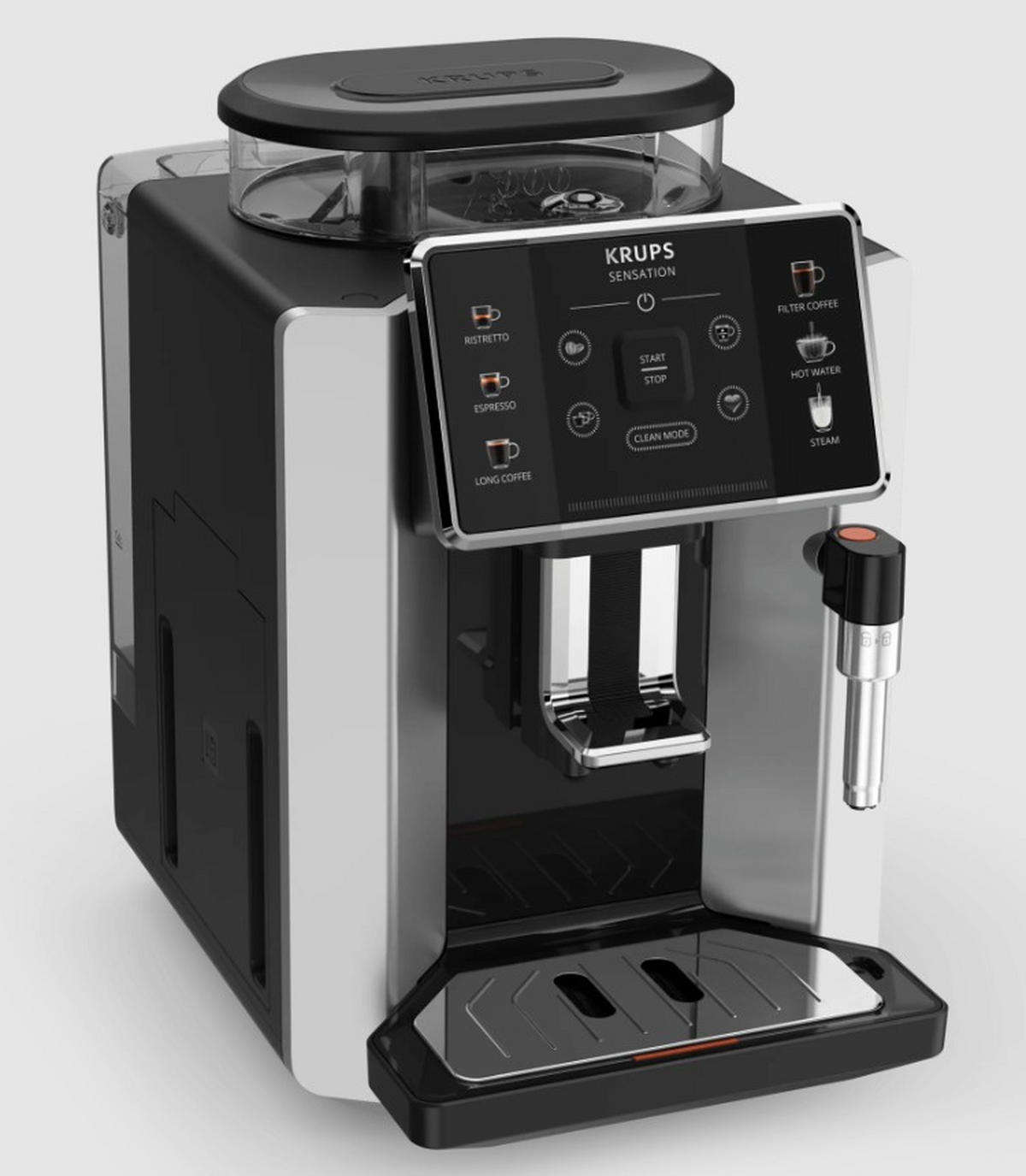 KAFFEEVOLLAUTOMAT SENSATION  - Schwarz, Basics, Kunststoff (38,5/29,1/52,5cm) - Krups