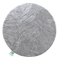 BADEMATTE Maris Silberfarben 120 cm  - Silberfarben, Basics, Kunststoff/Textil (120cm) - Floordirekt