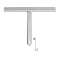 DUSCHABZIEHER  - Hellgrau, Basics, Kunststoff (21,5cm) - Kela