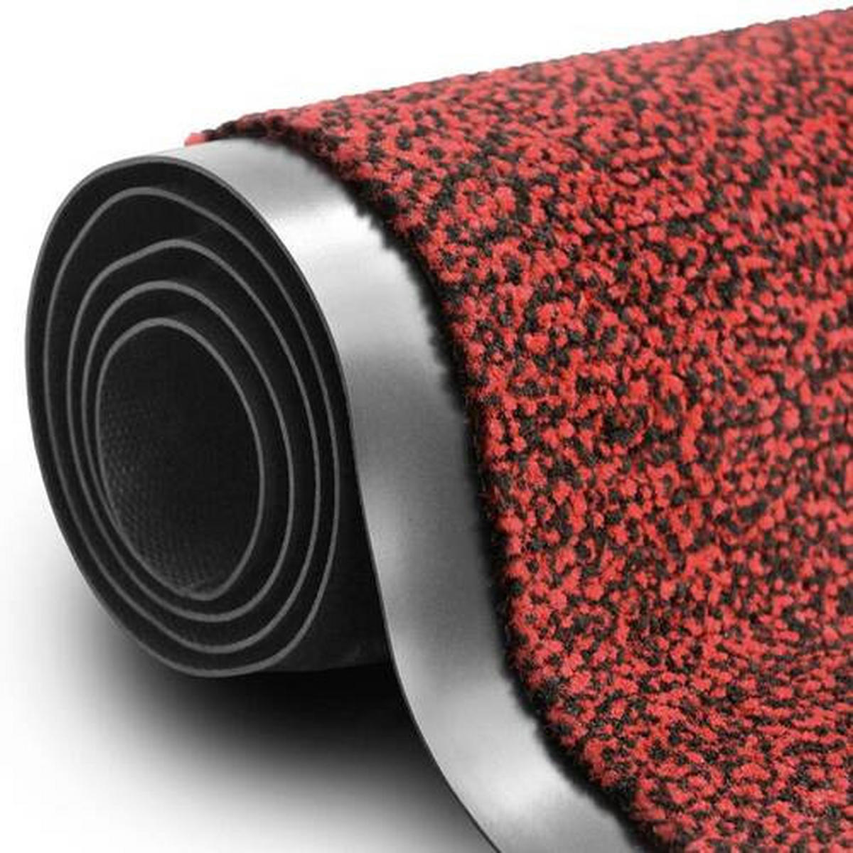 SCHMUTZFANGMATTE  90/150 cm  Rot  - Rot, KONVENTIONELL, Kunststoff/Textil (90/150cm) - Esposa