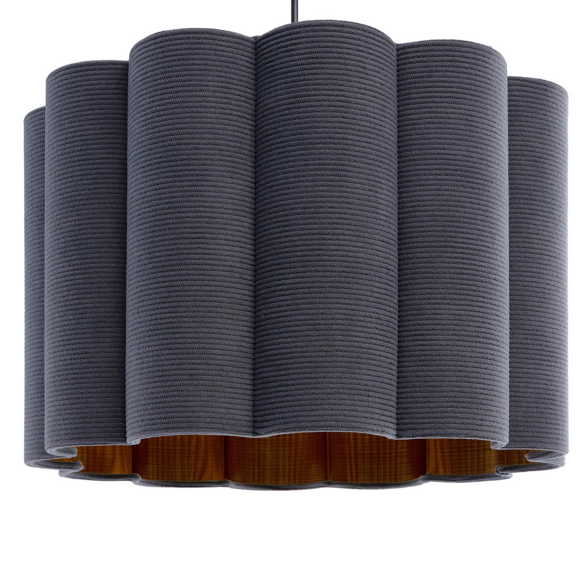 HÄNGELEUCHTE 40/120 cm  - Schwarz/Grau, Trend, Kunststoff/Textil (40/120cm) - Novel