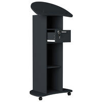 STÅPULPET 56/110/37 cm  i antracit  - antracit, Modern, trämaterial (56/110/37cm) - MID.YOU