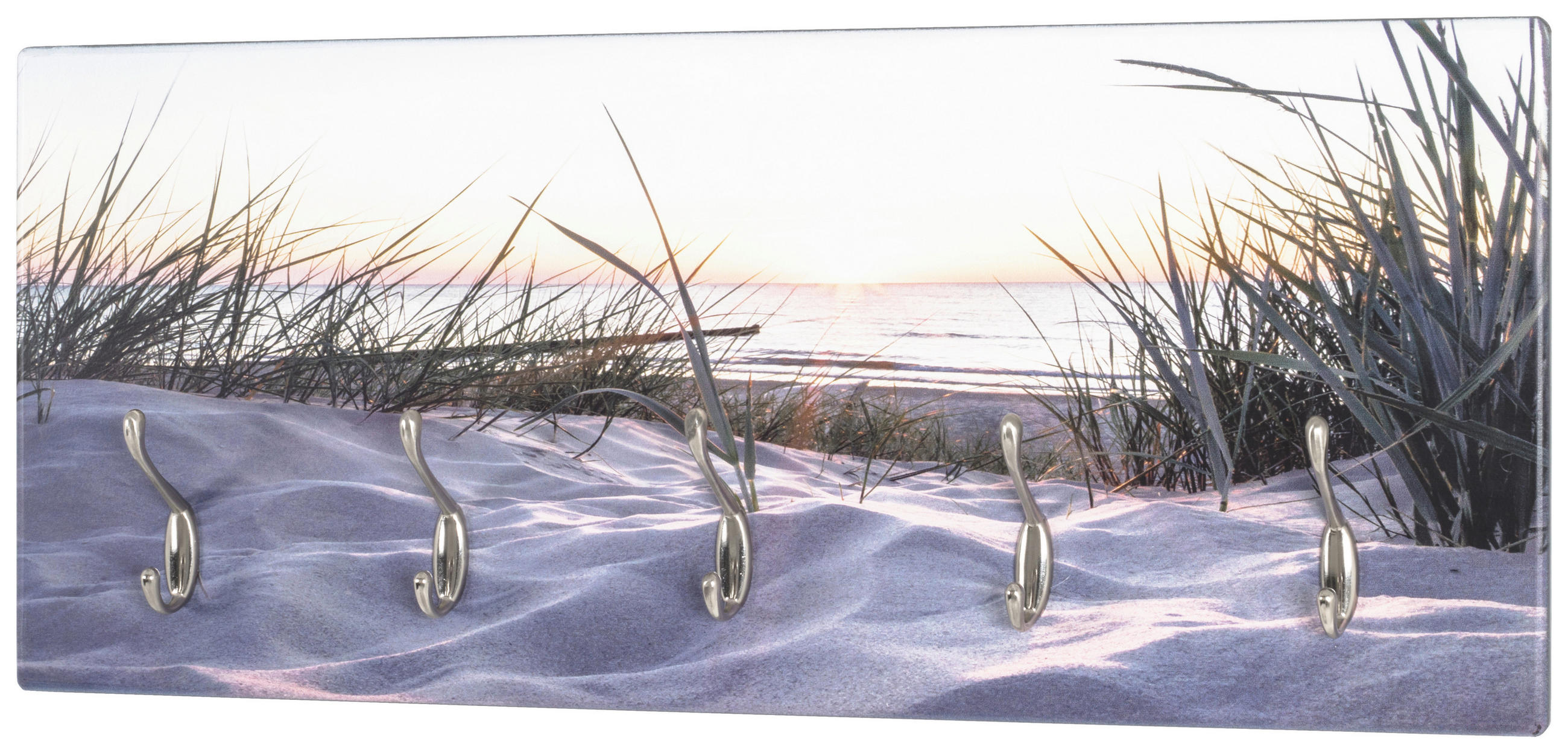 WANDGARDEROBE - Edelstahlfarben/Multicolor, Holzwerkstoff (70/30/8cm)