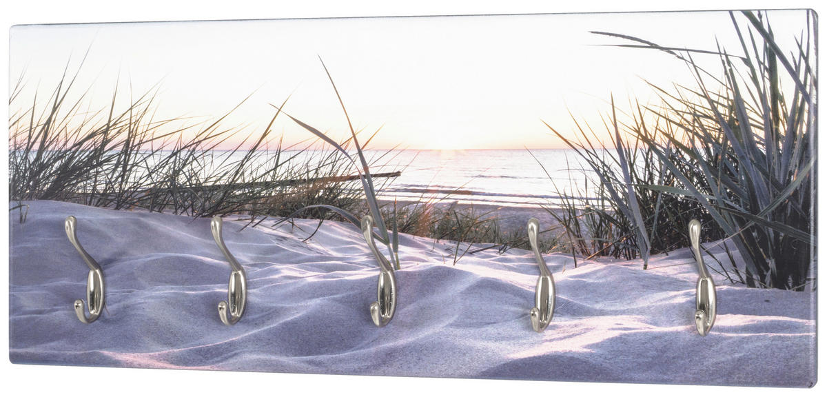 WANDGARDEROBE - Edelstahlfarben/Multicolor, Holzwerkstoff (70/30/8cm)