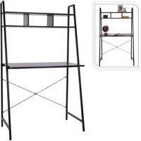 SCHREIBTISCH 84/45,5/142 cm  in Schwarz  - Schwarz, Basics, Metall (84/45,5/142cm)