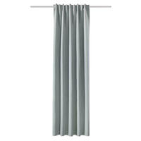 FERTIGVORHANG  blickdicht    - Salbeigrün, Basics, Textil (140cm)