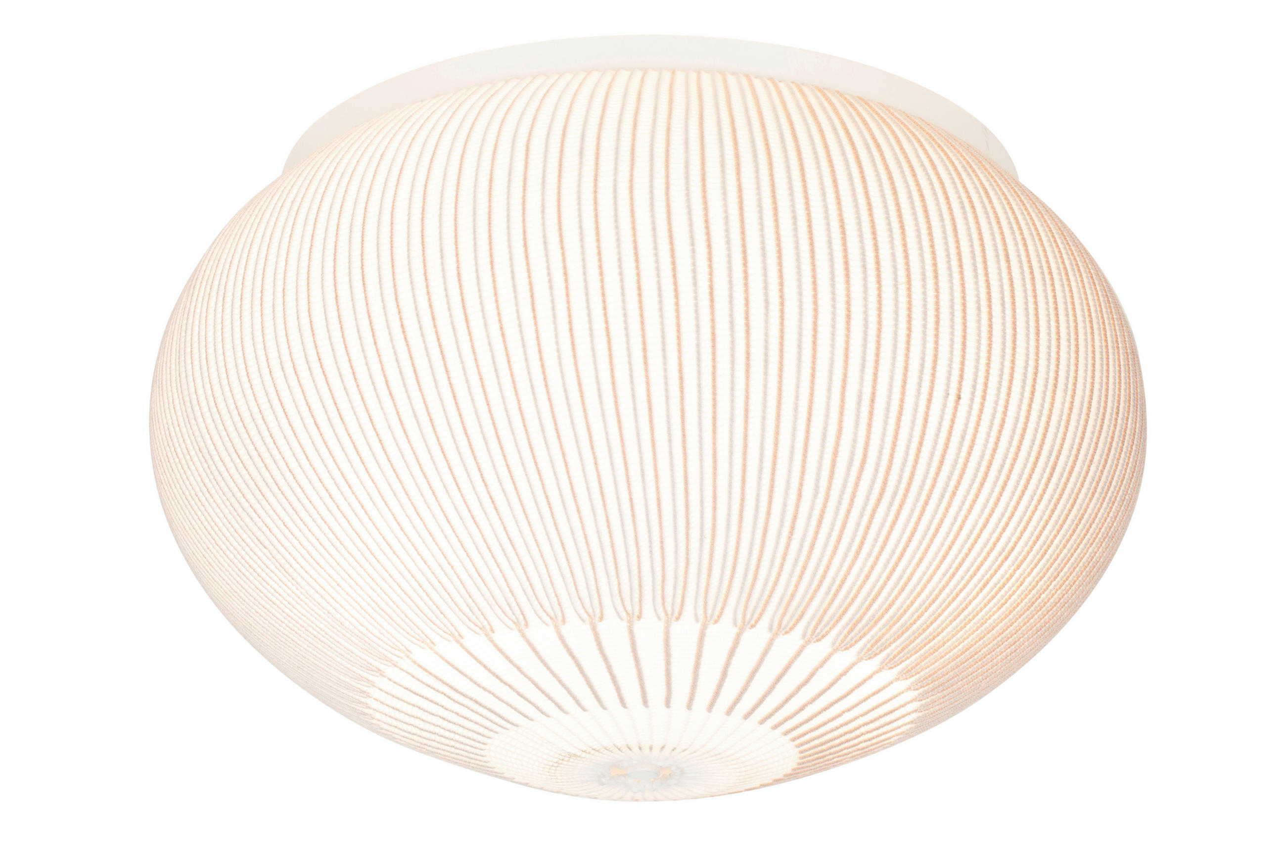 DECKENLEUCHTE 45/30 cm  - Weiß, Trend, Kunststoff/Textil (45/30cm) - Collett's Monde