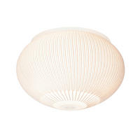 DECKENLEUCHTE 45/30 cm  - Weiß, Trend, Kunststoff/Textil (45/30cm) - Collett's Monde