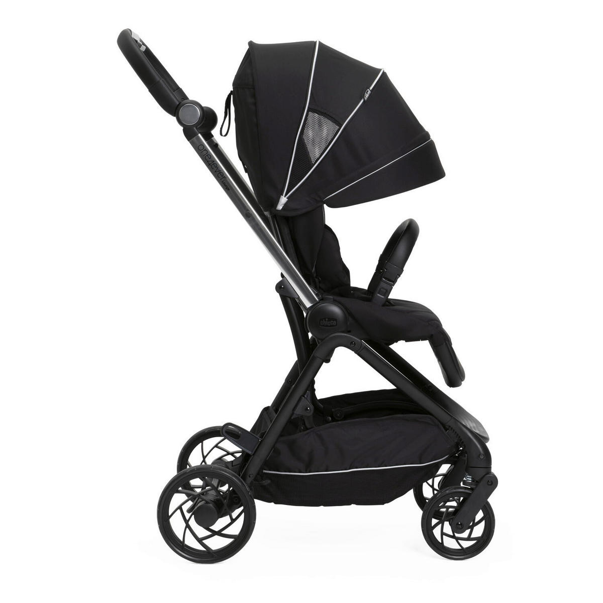 BUGGY One4ever Lounge  - Schwarz, Basics, Textil/Metall (51/99-109/78cm) - Chicco
