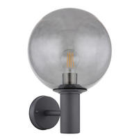 AUßENWANDLEUCHTE 25/37 cm   - Anthrazit, Basics, Glas/Metall (25/37cm) - Globo