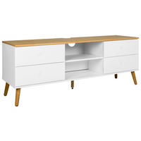 TV-ELEMENT - Eichefarben/Weiß, Design, Holz/Holzwerkstoff (162/60/43cm)