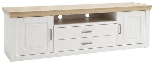 TV-Lowboard Brixen B: 198 cm Eichefarben/Pinienfarben