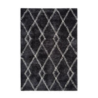 KOBEREC S VYSOKÝM VLASEM, 120/170 cm, antracitová - antracitová, Design, textil (120/170cm)
