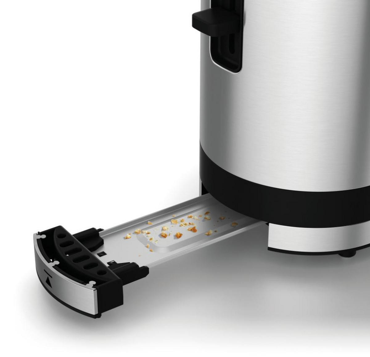 TOASTER Küchenminis Langschlitz  - Edelstahlfarben/Schwarz, Basics, Metall - WMF