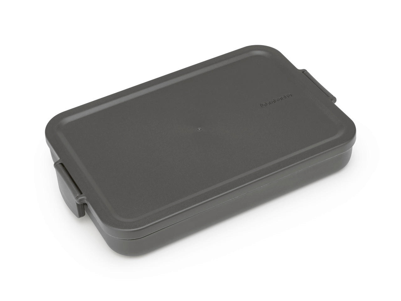 KRABIČKA NA OBĚD  - tmavě šedá, Basics, plast (25.5/3.7/16.6cm) - Brabantia
