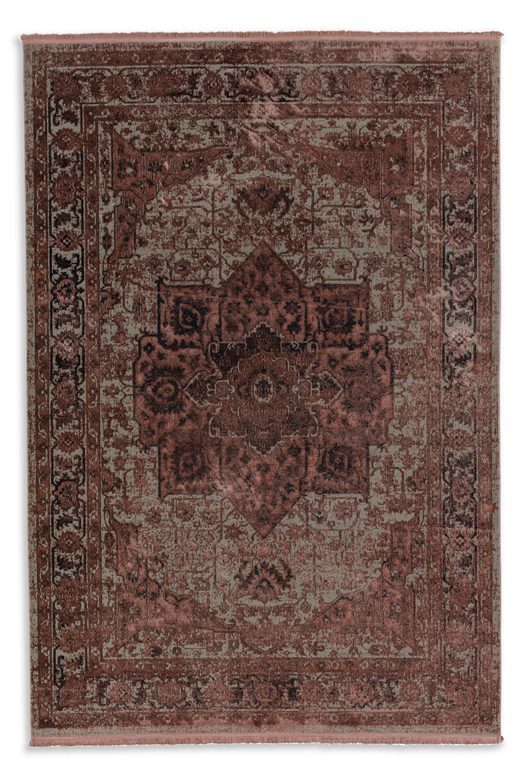 TKANÝ KOBEREC, 140/200 cm, staroružová - staroružová, Basics, textil (140/200cm) - Schöner Wohnen