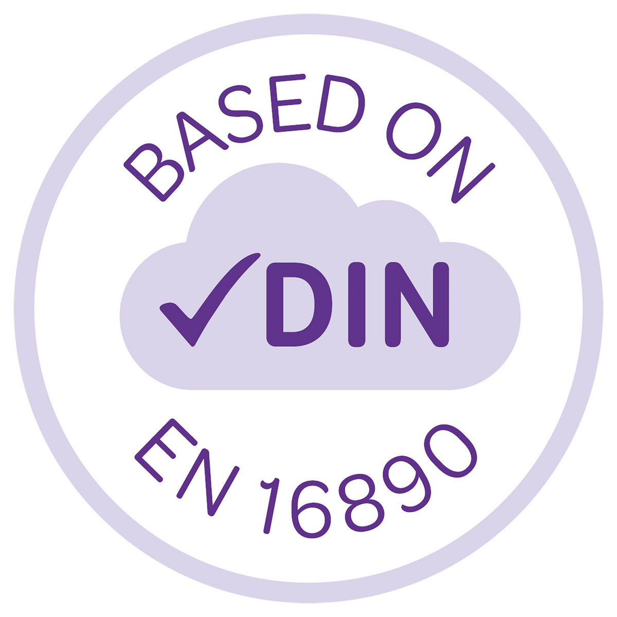 KINDERMATRATZE Schmetterling  70/140 cm    - Violett/Weiß, Basics, Textil (70/140cm) - Träumeland