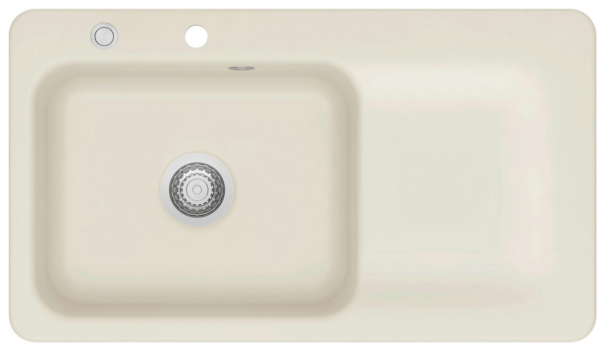 SPÜLE Juna 90 / 50150219  - Creme, Basics, Keramik (90/20/51cm) - Systemceram