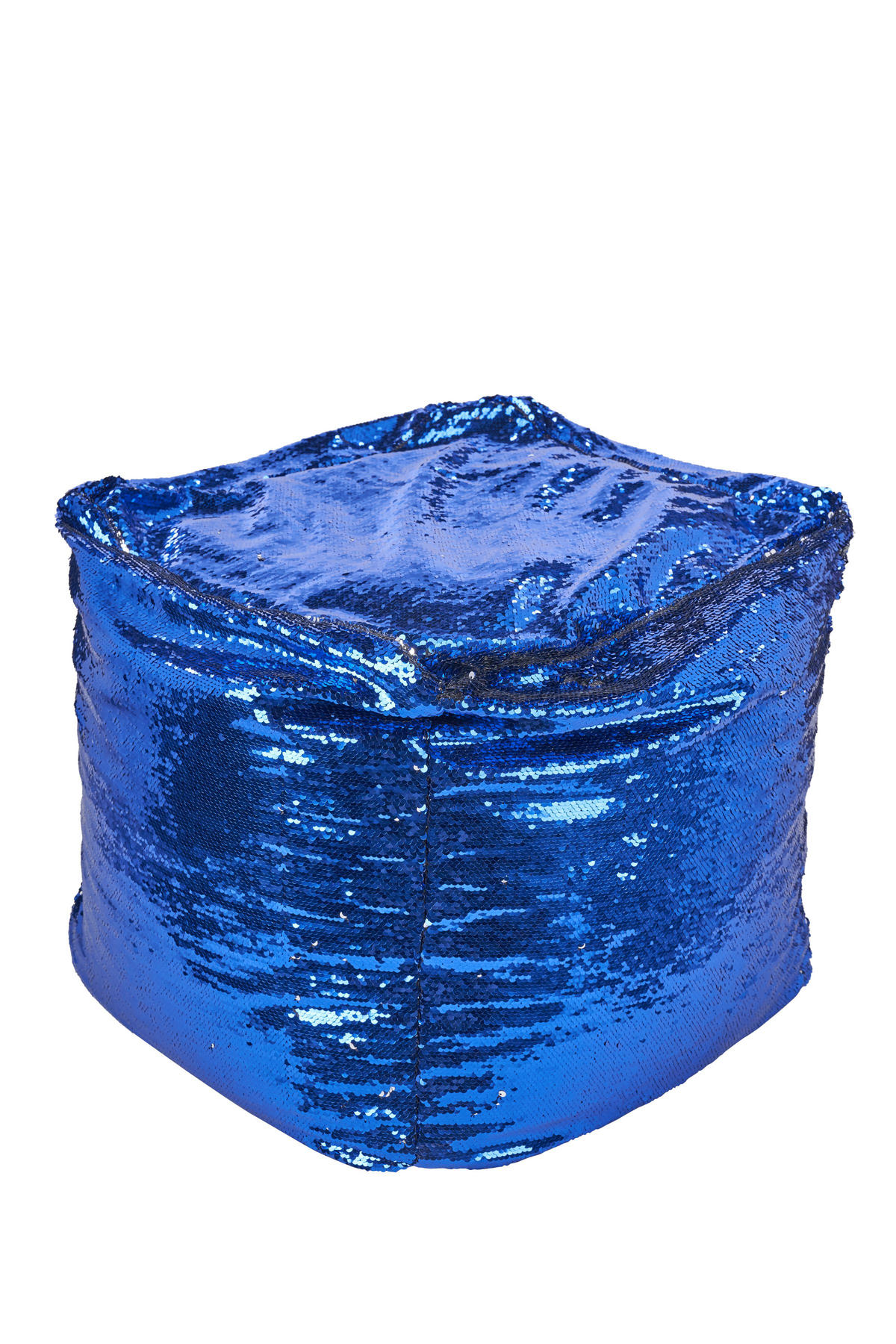 PLETENI TABURE 45/45/45 cm   - plava, Moderno, tekstil/plastika (45/45/45cm)