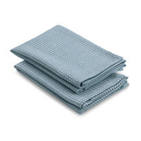 HANDRIČKA NA UMÝVANIE RIADU - modrá, Basics, textil (32/32cm) - Kela
