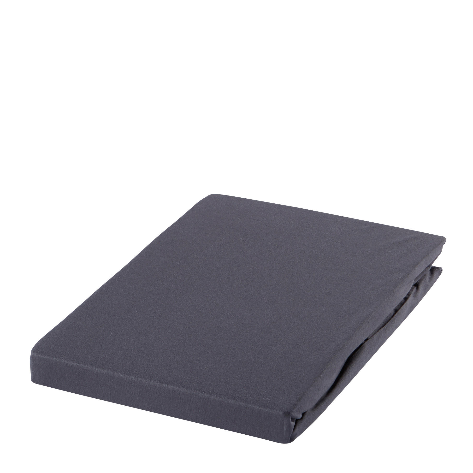 SPANNLEINTUCH 200/200 cm Zwirn-Jersey  - Dunkelgrau, Basics, Textil (200/200cm) - Estella