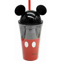 BECHER    - Klar/Rot, Basics, Kunststoff (12/10/23,5cm) - Disney