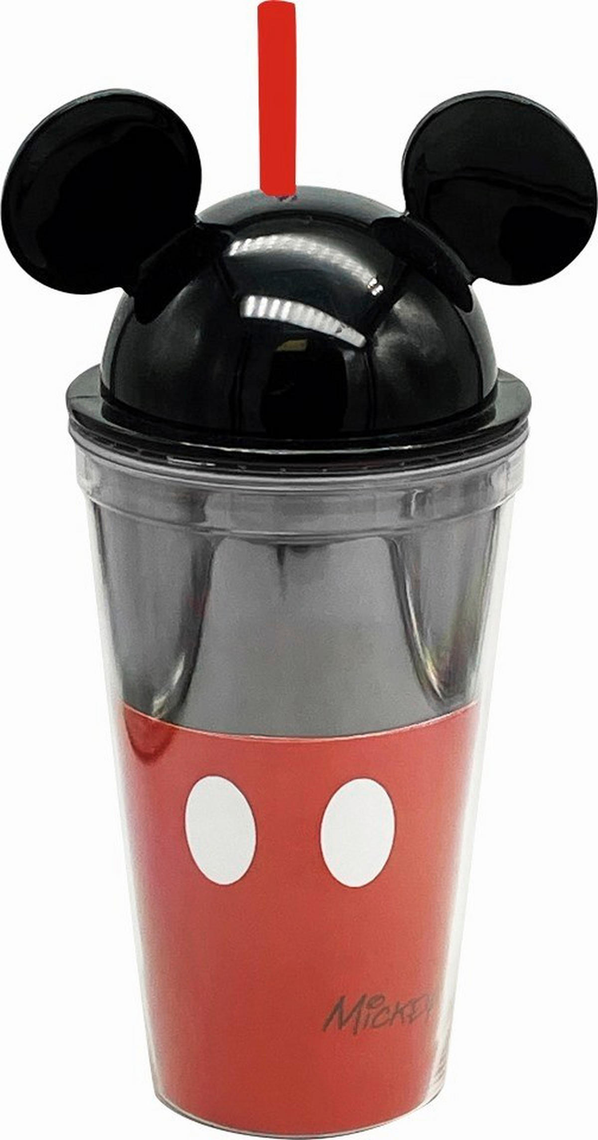 BECHER    - Klar/Rot, Basics, Kunststoff (12/10/23,5cm) - Disney